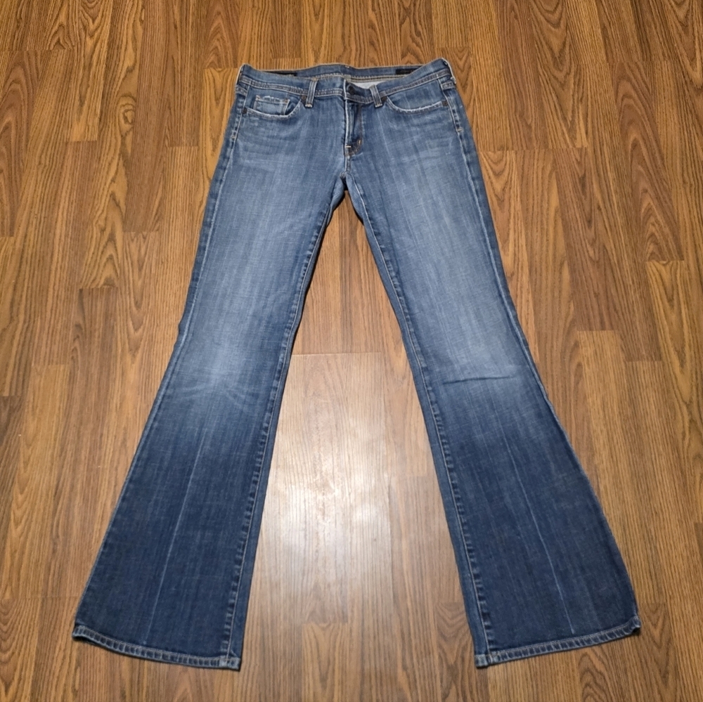 Citizens of Humanity Ingrid #002 Low Rise Flare Jeans 31 Y2K Made in USA VTG E10